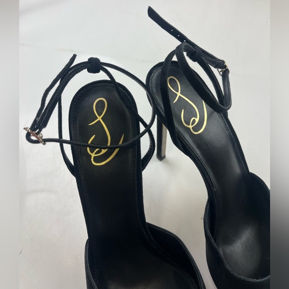Sam Edelman Bianka Slingback Heel in Black Suede - Size 10 - G83-8 - Picture 3 of 8